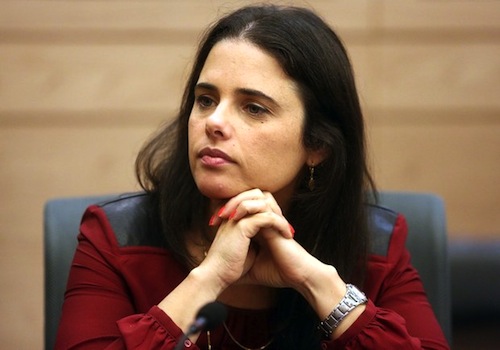 Ministra israelí de justicia