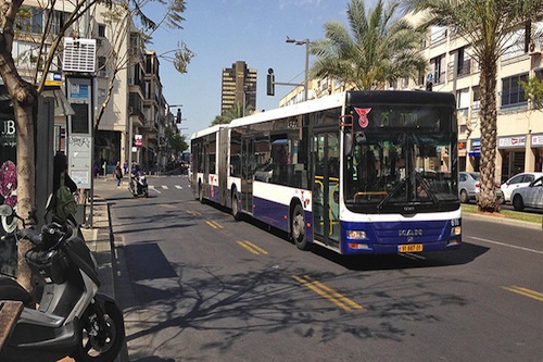 israel autobús