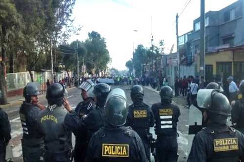 protestas en Perú
