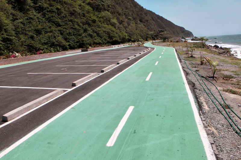 Ciclovía del Mar, desde playa Pantaleta hasta Los Caracas, en Vargas