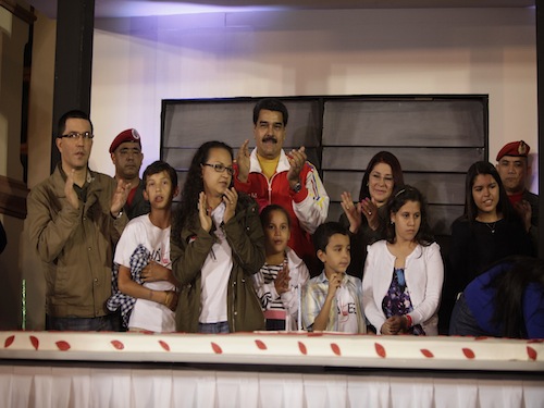 Maduro celebración