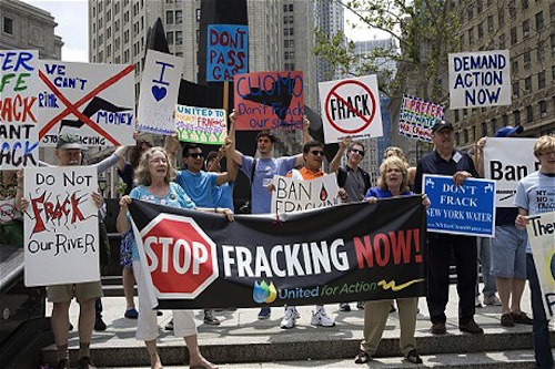 frackin protestas
