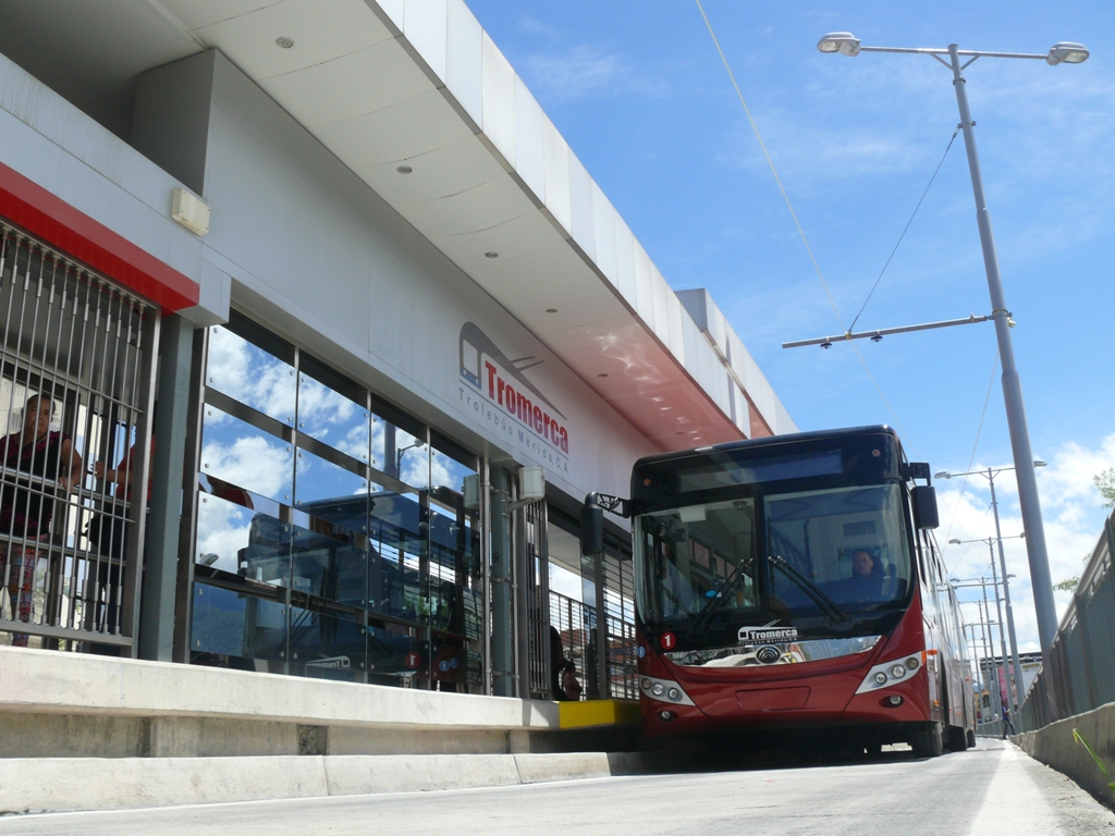 Estación de conexión con Trolcable en el centro de Mda