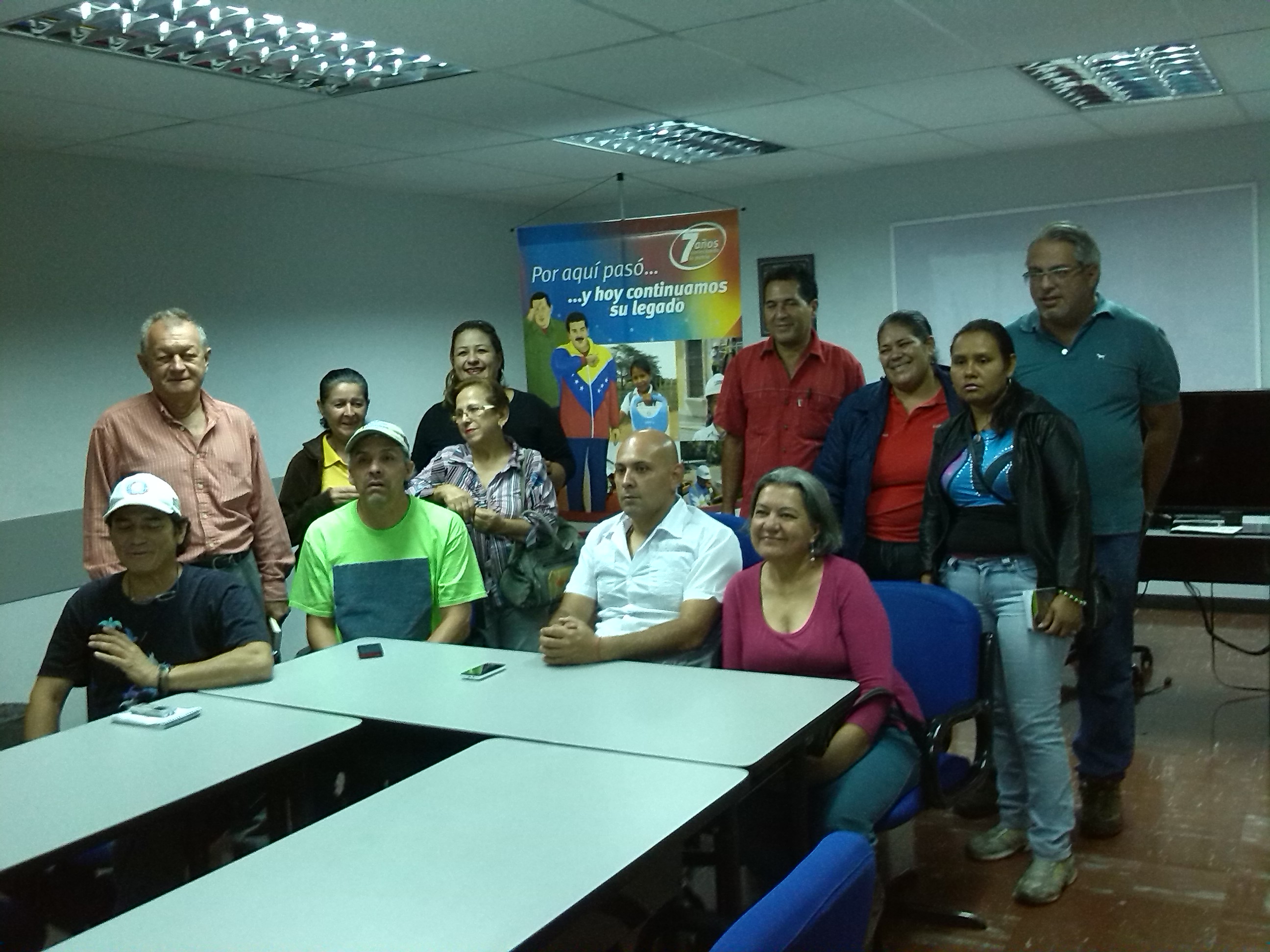 Integrantes mesas de Telecomunicaciones de la CANTV-Mérida