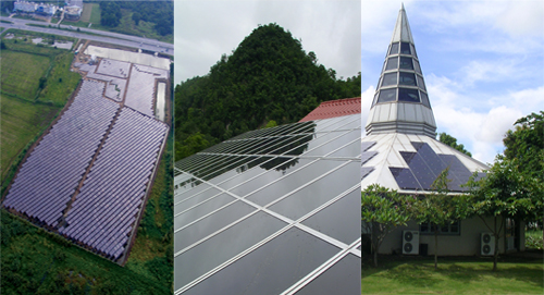 Bangkok solar on roofs&solar park