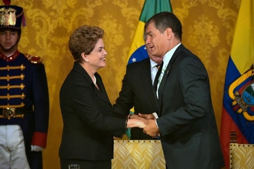 Dilma, Correa