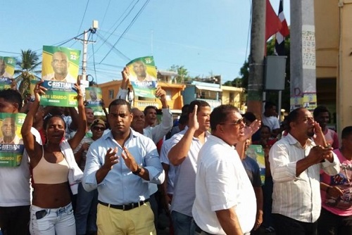 Protesta en Los Alcarrizos