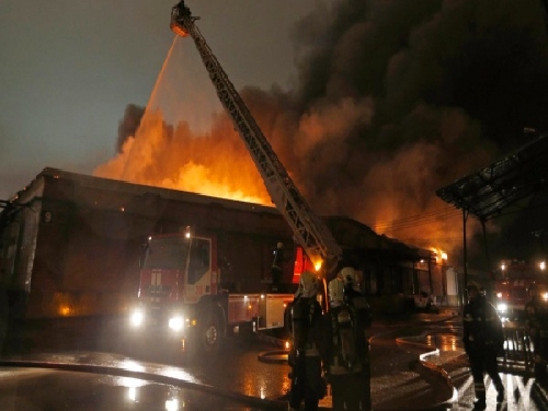 Incendio en Moscú