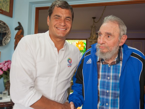 Rafael-Correa-y-Fidel-Castro