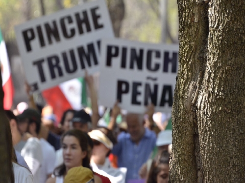 Protesta Peña