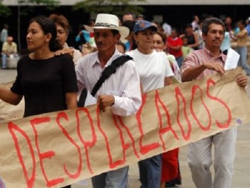 Desplazados colombianos