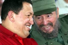 Chavez y Fidel foto