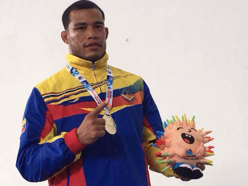 Wiulexis Rivas, Atleta de la selección de lucha en Carabobo