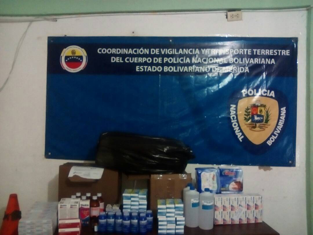 Decomisados más de 300 medicamentos por contrabando en el estado Mérida