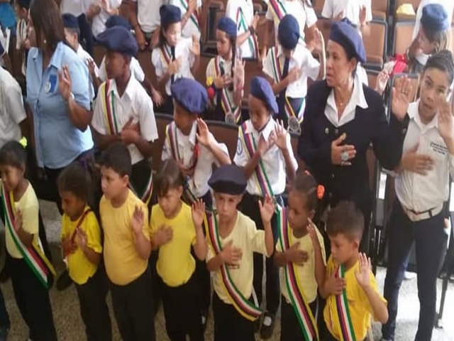 Juramentada Sociedad Bolivariana Estudiantil del municipio Mariño