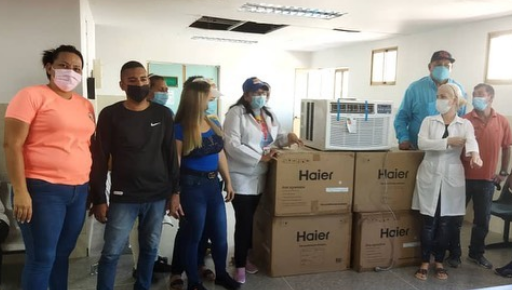 Alcaldía del municipio García dona equipos a centros de salud