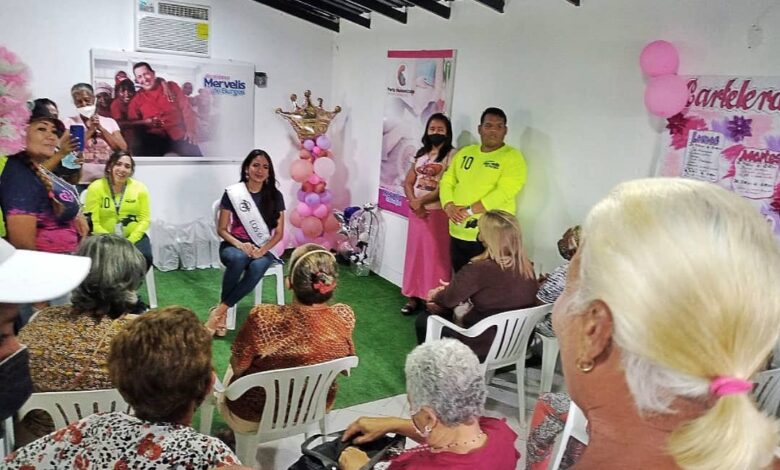 Candidata al Miss Carabobo 2022 de Los Guayos realizó labor social dirigida a los adultos mayores