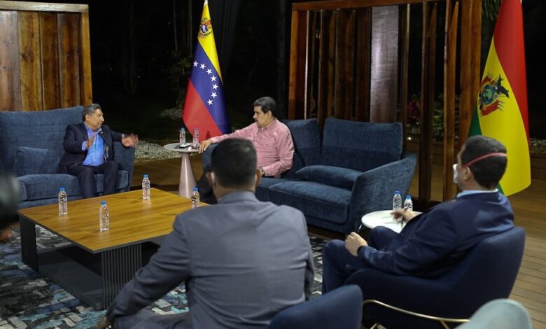 Presidente Maduro realizó un encuentro con el canciller de Bolivia