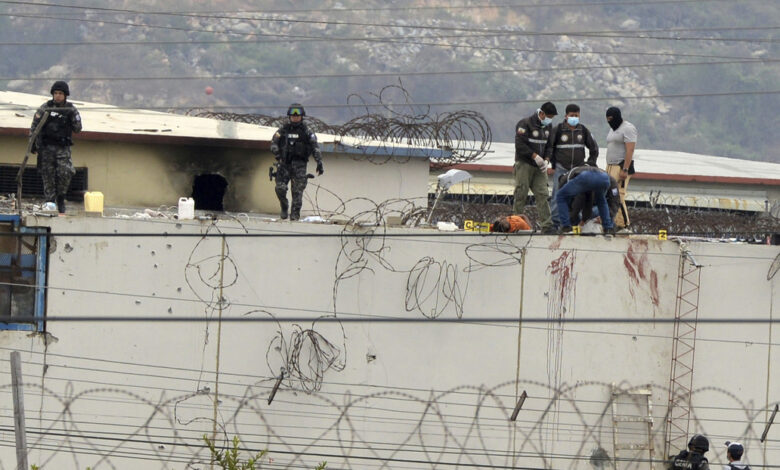 Se producen detonaciones y disturbios en una cárcel de Ecuador