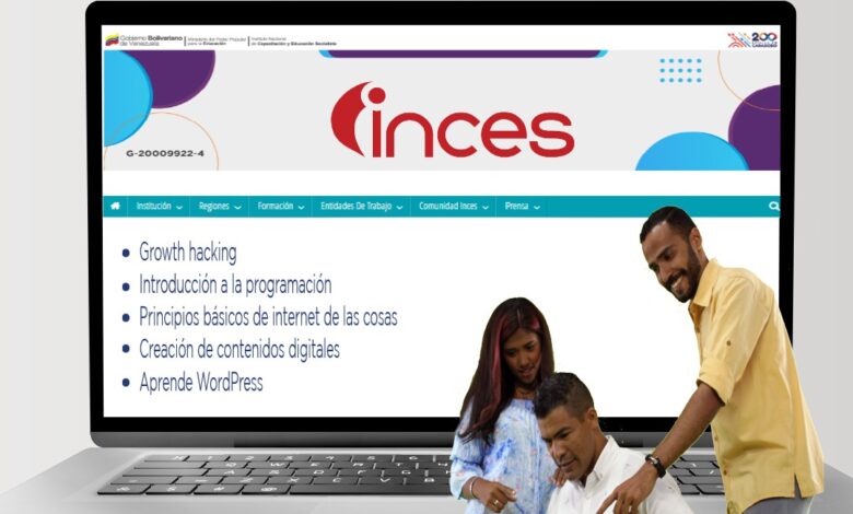 Inces y Telefónica ofrecen 32 cursos en línea en el área digital