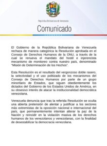 Venezuela rechaza renovación de la ONU de mecanismos injerencistas 
