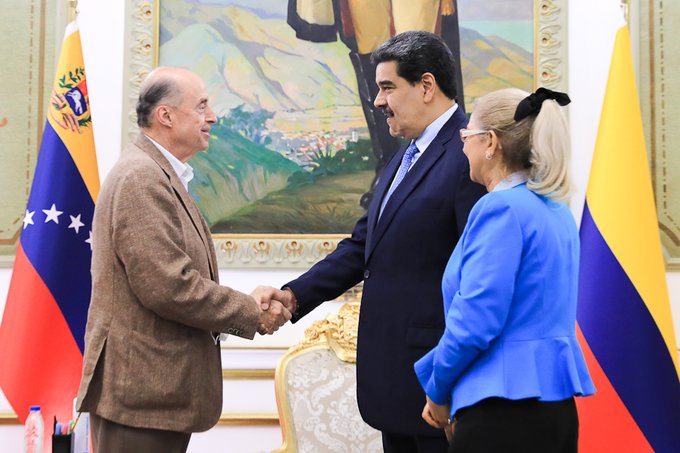 Este martes el Presidente Maduro recibió al Canciller de Colombia