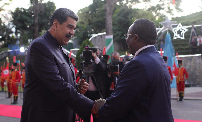 Presidente Maduro recibió a su homólogo de la República de Guinea Bissau en el Palacio de Miraflores