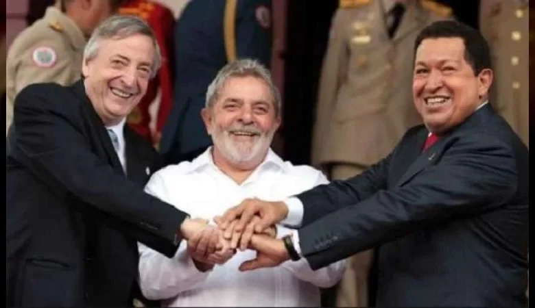 Lula, Chávez y Kirchner demostraron unidad frente al imperio