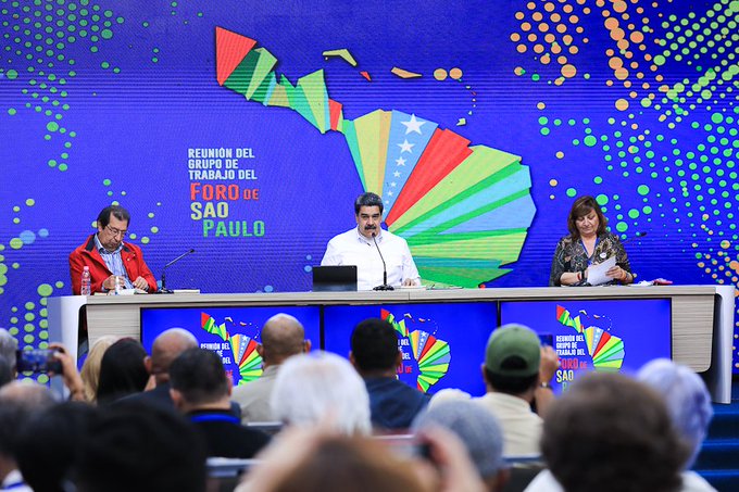 Presidente Maduro lideró la reunión Ampliada del Grupo de Trabajo del Foro de São Paulo
