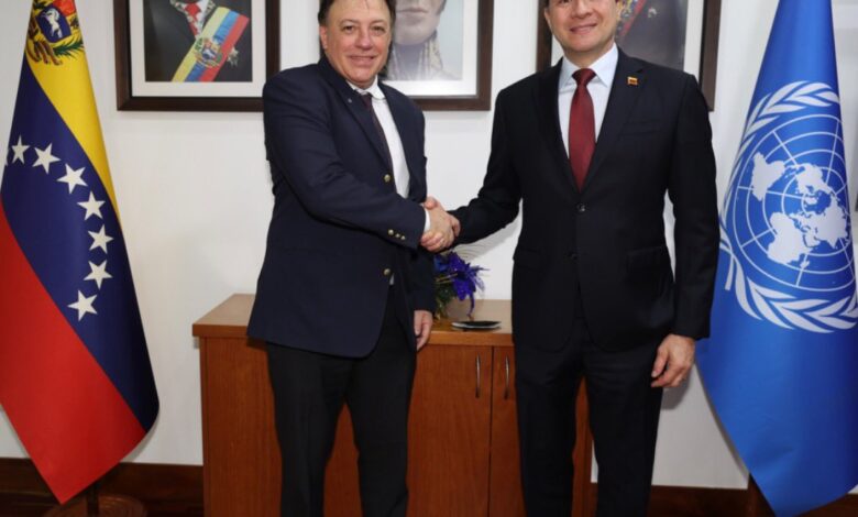 Canciller Carlos Faría se reunió con el Director de Oficina Regional de la Unesco en Caracas