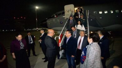 Gustavo Petro llegó a México en primera visita oficial