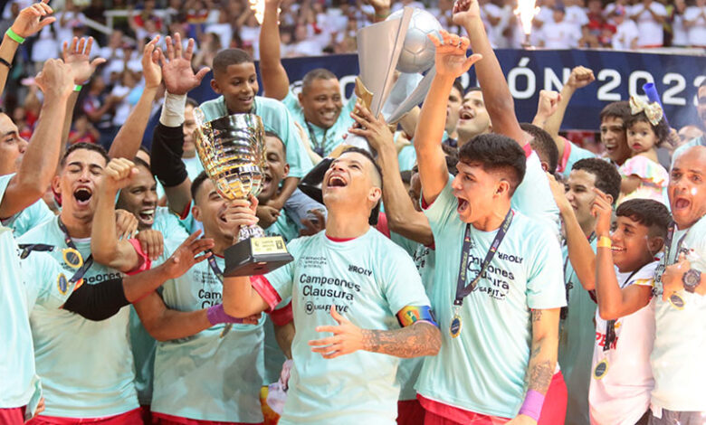 Centauros de Caracas campeón absoluto de la Liga FUTVE Futsal 1