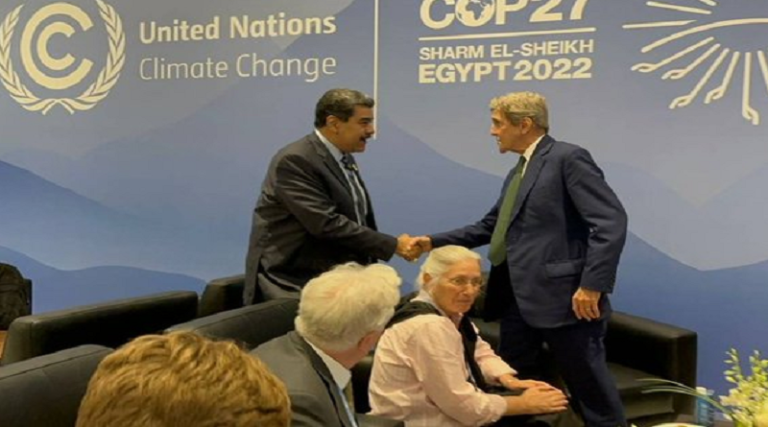 Estados Unidos y Venezuela coinciden en la COP27