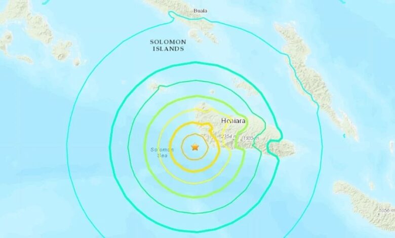 Sismo de magnitud 7.0 sacude costas de Islas Salomón y activan alerta de tsunami