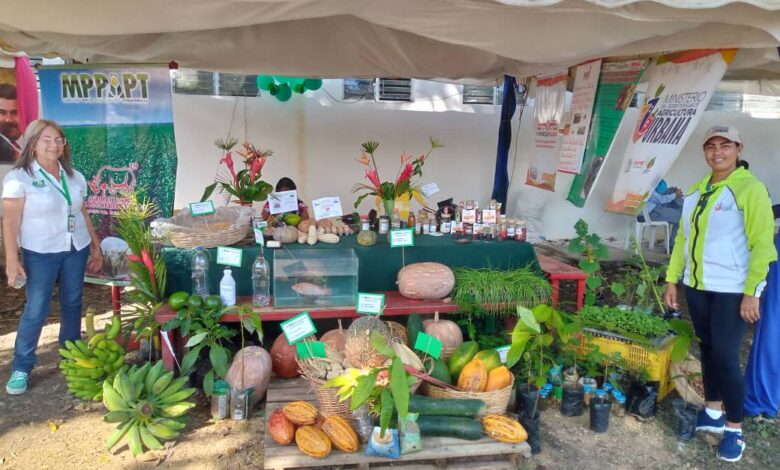En Expoferia Yaritagua Productiva 2022 se promueve la Agricultura Urbana, Comunal y Familiar
