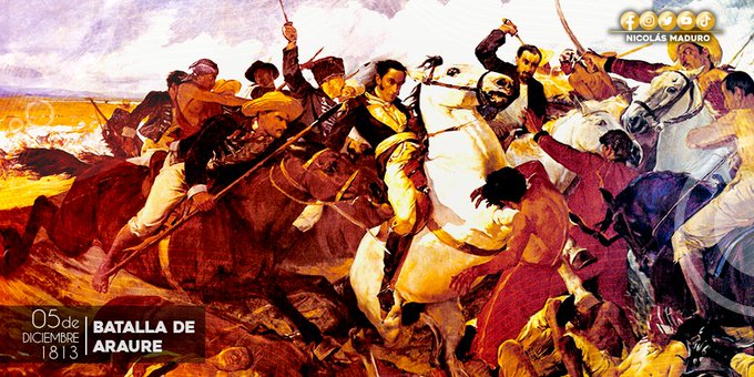 Batalla de Araure fue liderada por El Libertador