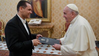 Papa Francisco recibió en audiencia al nuevo embajador de Venezuela ante la Santa Sede