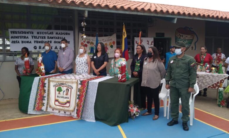 Gobierno Bolivariano junto a las Bricomiles entrega la E.N.B Humberto Gotera en los Cortijos