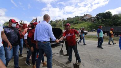 Gobernación y Alcaldía de Cristóbal Rojas iniciaron el plan de asfaltado integral en Miranda