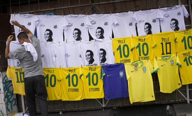 Pelé usó la camiseta durante dieciocho temporadas