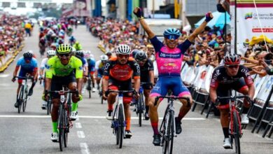 César Sanabria ganó 1ra. etapa de la Vuelta al Táchira