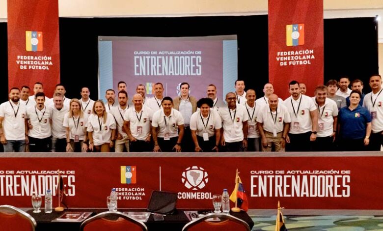 FVF realizó el Curso de Actualización de Entrenadores de la Liga FUTVE con el apoyo de la CONMEBOL