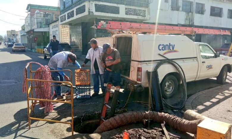 Cantv restituyó servicios a cerca de 1.800 suscriptores de La Victoria en Aragua