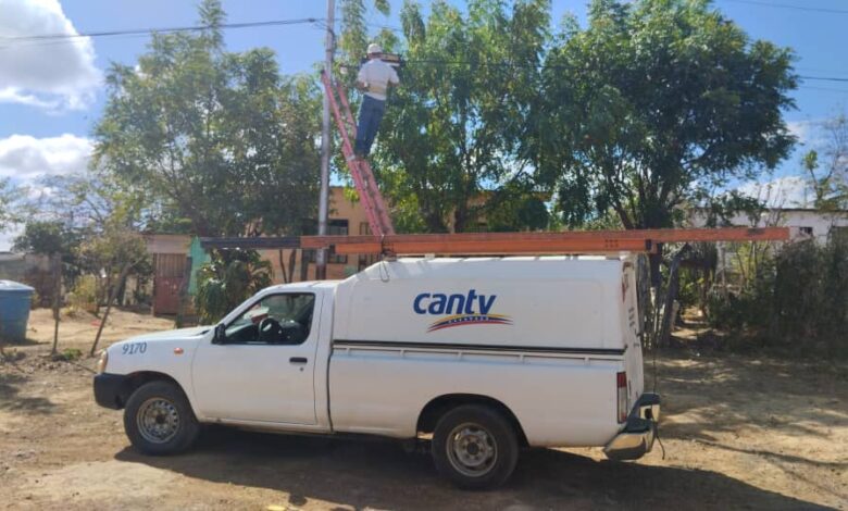 Cantv restableció servicios aproximadamente a 1.200 suscriptores en San Fernando de Apure