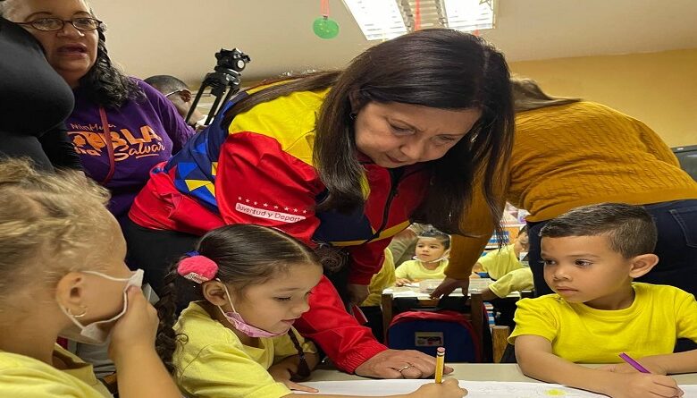Alcaldesa de Caracas reinauguró el Centro de Educación Inicial CEIN La Libertad en el 23 de Enero