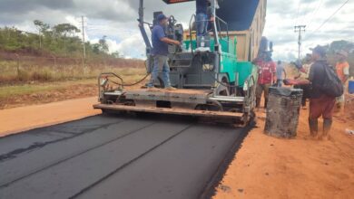 Bolívar| A través del Plan de Asfaltado avanzan los trabajos de rehabilitación de la Troncal 10