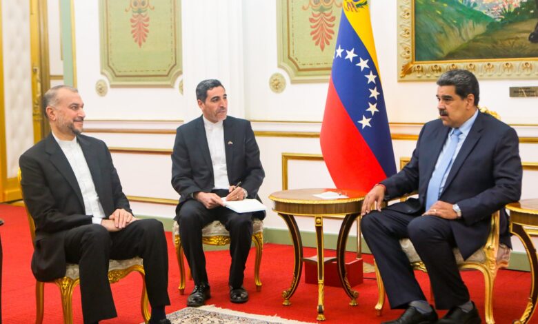 Presidente Maduro se reunió con el ministro de Asuntos Exteriores de Irán "Hossein Amir Abdollahian"