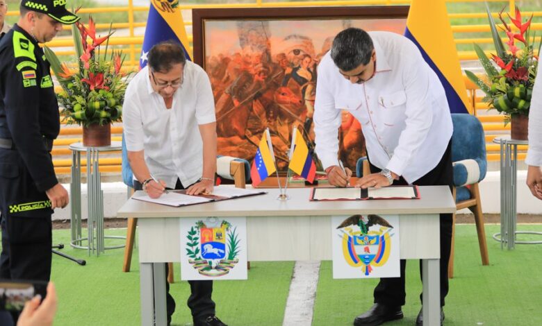 Presidentes de Venezuela y Colombia firmaron el Acuerdo de Alcance Parcial de Naturaleza Comercial Nº 28