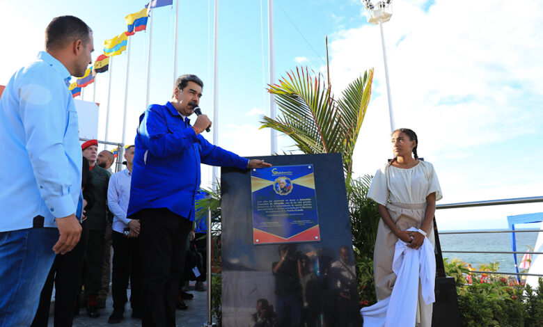 Jefe de Estado inauguró la Plaza y el Complejo Sebastián Francisco de Miranda en el estado La Guaira