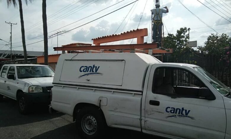 Cantv restituyó servicios aproximadamente a 1.500 suscriptores en el estado Sucre